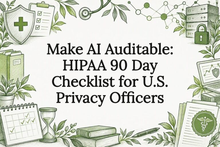 Decorative HIPAA AI audit title card