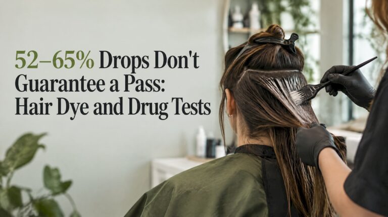 Stylist applying hair color in salon